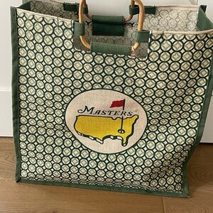 Green Masters Tote Bag with Bamboo Handles